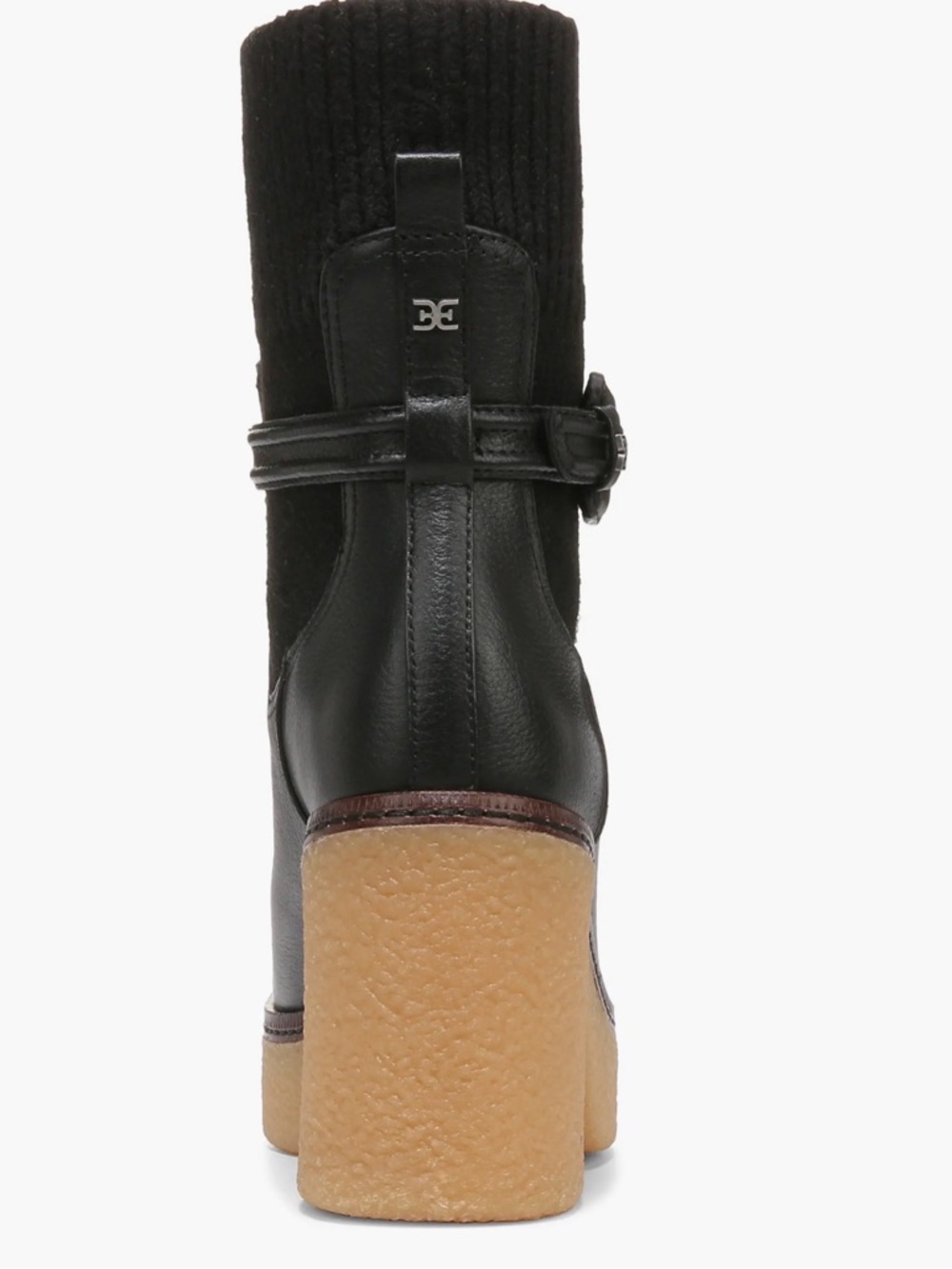 Sam Edelman Sidney Crepe Platform Sock Booties Size 8.5 - Picture 8 of 15